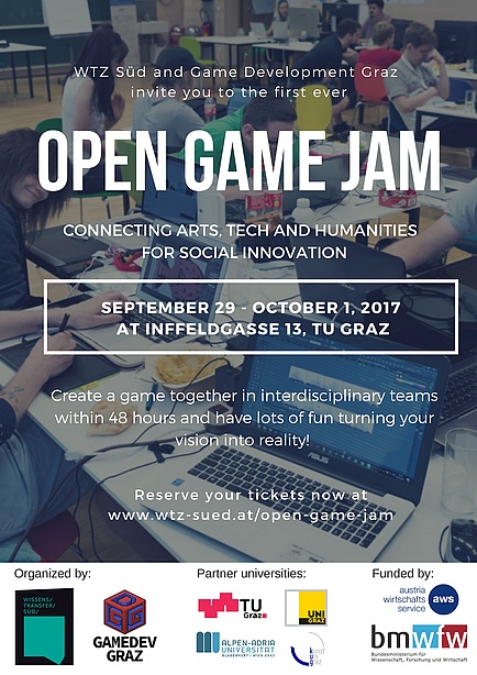 Open Game Jam Flyer