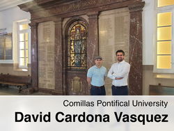 David Cardona-Vásquez in der Universitit Comillas