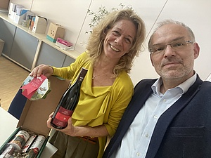 Happy photo with Ursula Augsdörfer and Stefan Vorbacher