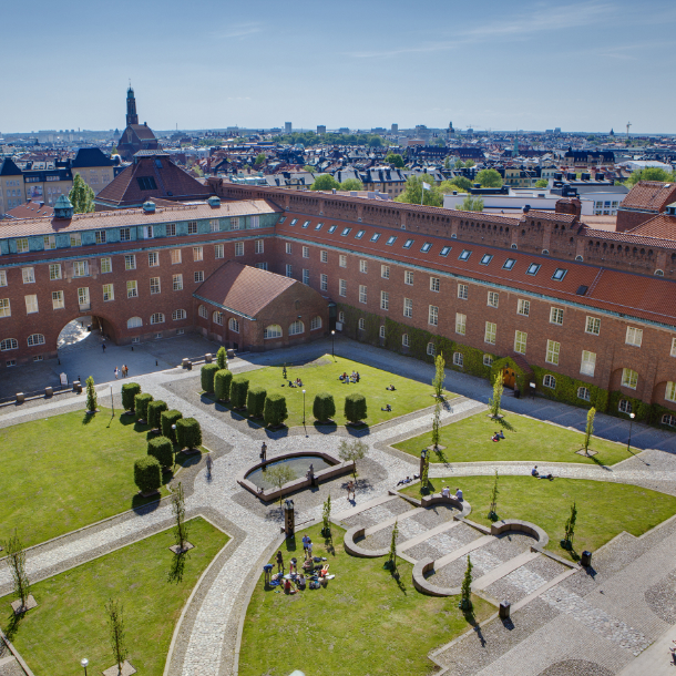 Campus der Universität KTH Stockholm von oben